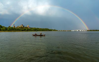 长岭湖风光彩虹