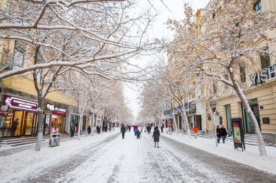 雪后的哈尔滨中央大街