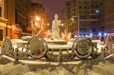 雪后的哈尔滨中央大街