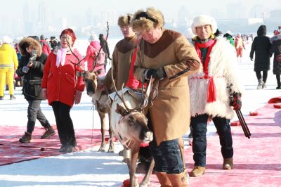 哈尔滨第二届采冰节开幕式人物