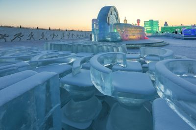 第22届冰雪大世界开园迎客