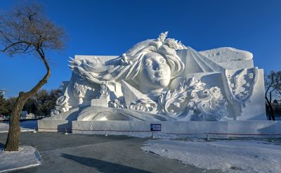 哈尔滨太阳岛雪博会雪雕