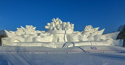 哈尔滨太阳岛雪博会雪雕
