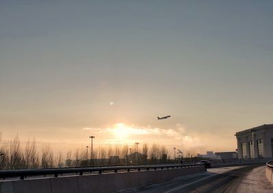 哈尔滨太平机场飞机起飞