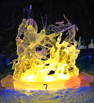 冰灯兆麟公园专业冰雕