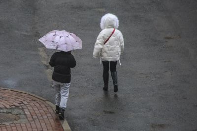 哈尔滨大雪季节里的雨