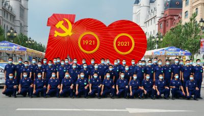 哈尔滨各区纪念建党100周年标识