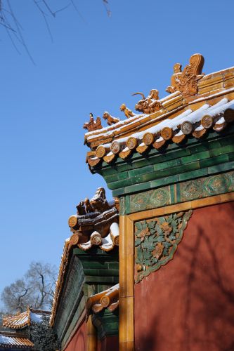 雪后的哈尔滨文庙