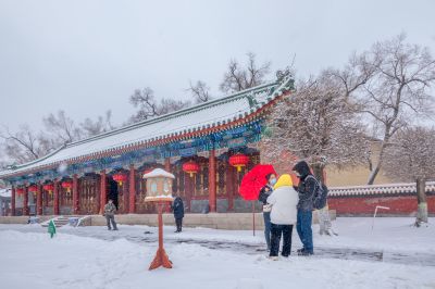 文庙春雪