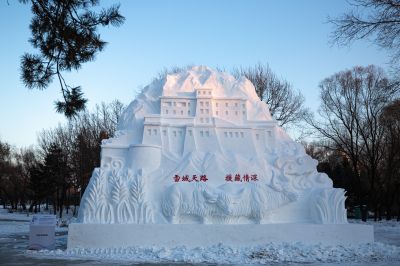 哈尔滨太阳岛雪雕美景