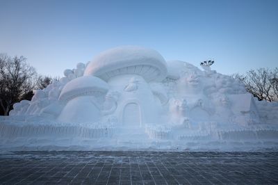 哈尔滨太阳岛雪雕美景
