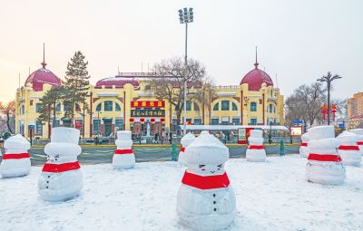 冬季博物馆广场