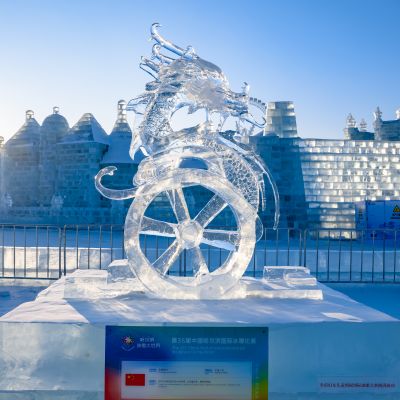 第三十五届中国哈尔滨国际冰雕比赛作品