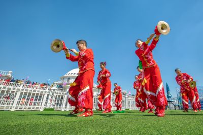 哈尔滨开江民俗文化周开幕道里分会场