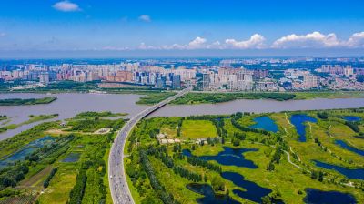 松北哈尔滨新区景色湿地景色