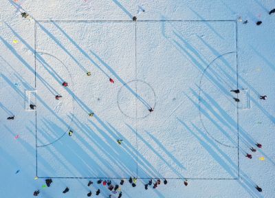 2019全国冰雪运动会冬季运动雪地足球