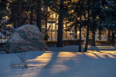 第一苗圃公园（香林公园）冬季雪景