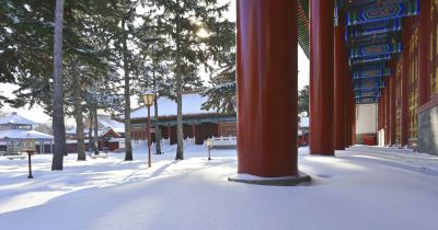 雪后哈尔滨文庙