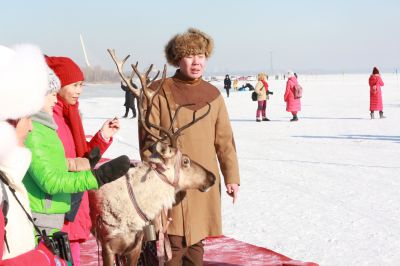 哈尔滨第二届采冰节开幕式人物