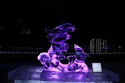 第四十届全国专业冰雕在哈尔滨市兆麟公园启动