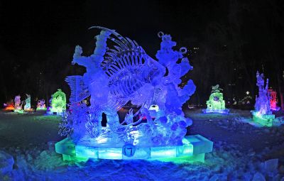 兆麟公园冰雕