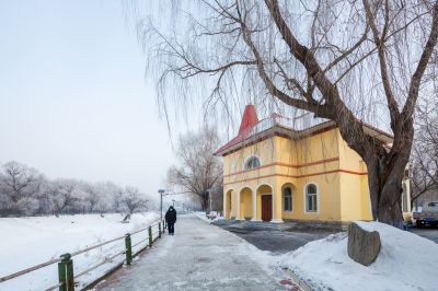 远大生态园冬季雪景