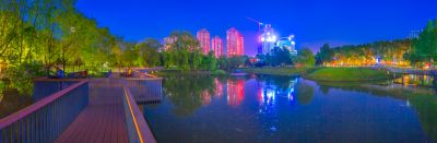 湘江公园夜色