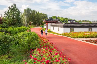 中国亭园初秋风景2