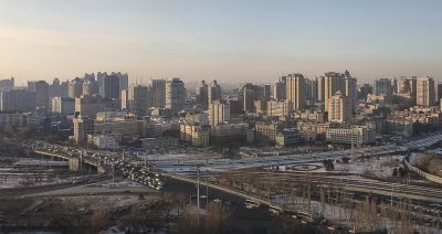 哈尔滨的动脉霁虹桥霁虹街