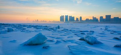 江畔春雪霁美景入画屏2