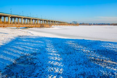 群力外滩湿地春雪2