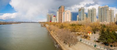 早春江畔风景2