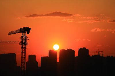 松北新区的早晨