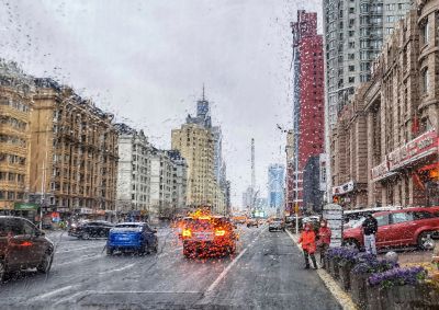 春雨带雪