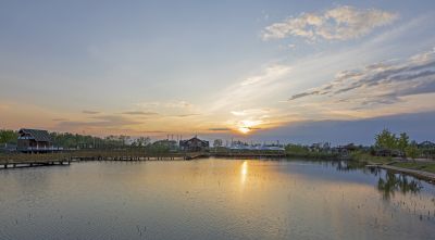 长岭湖夏季风光