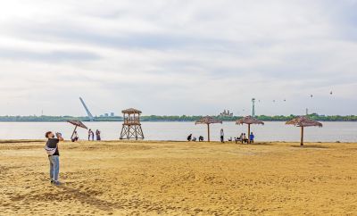 江畔斯大林公园夏日