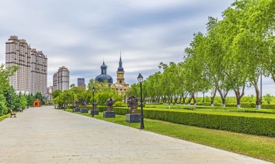 群力外滩初夏