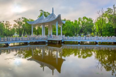 雨后的太阳岛