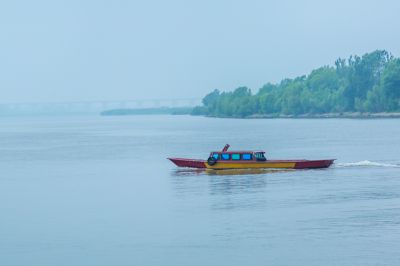 烟雨群力外滩江畔风景