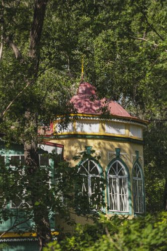 太阳岛上俄式风格小建筑