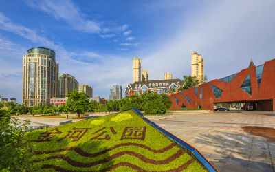 初夏的金河公园