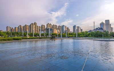 初夏的金河公园