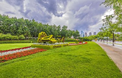 雨后的音乐公园