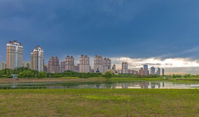 雨后的音乐公园
