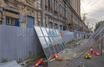 改造中的道外中华巴洛克街区