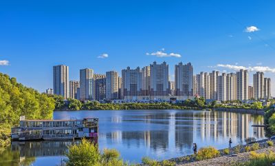 道外江畔松浦大桥
