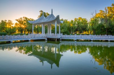秋色初染太阳岛1