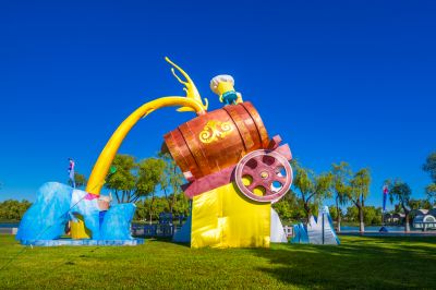 秋色初染太阳岛