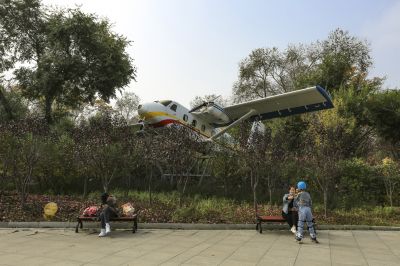 劳动公园秋季景色