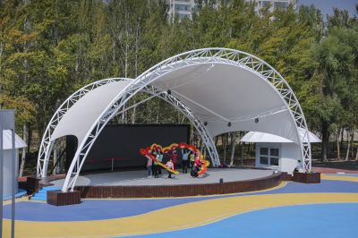 哈尔滨何家沟滨河游园绿道